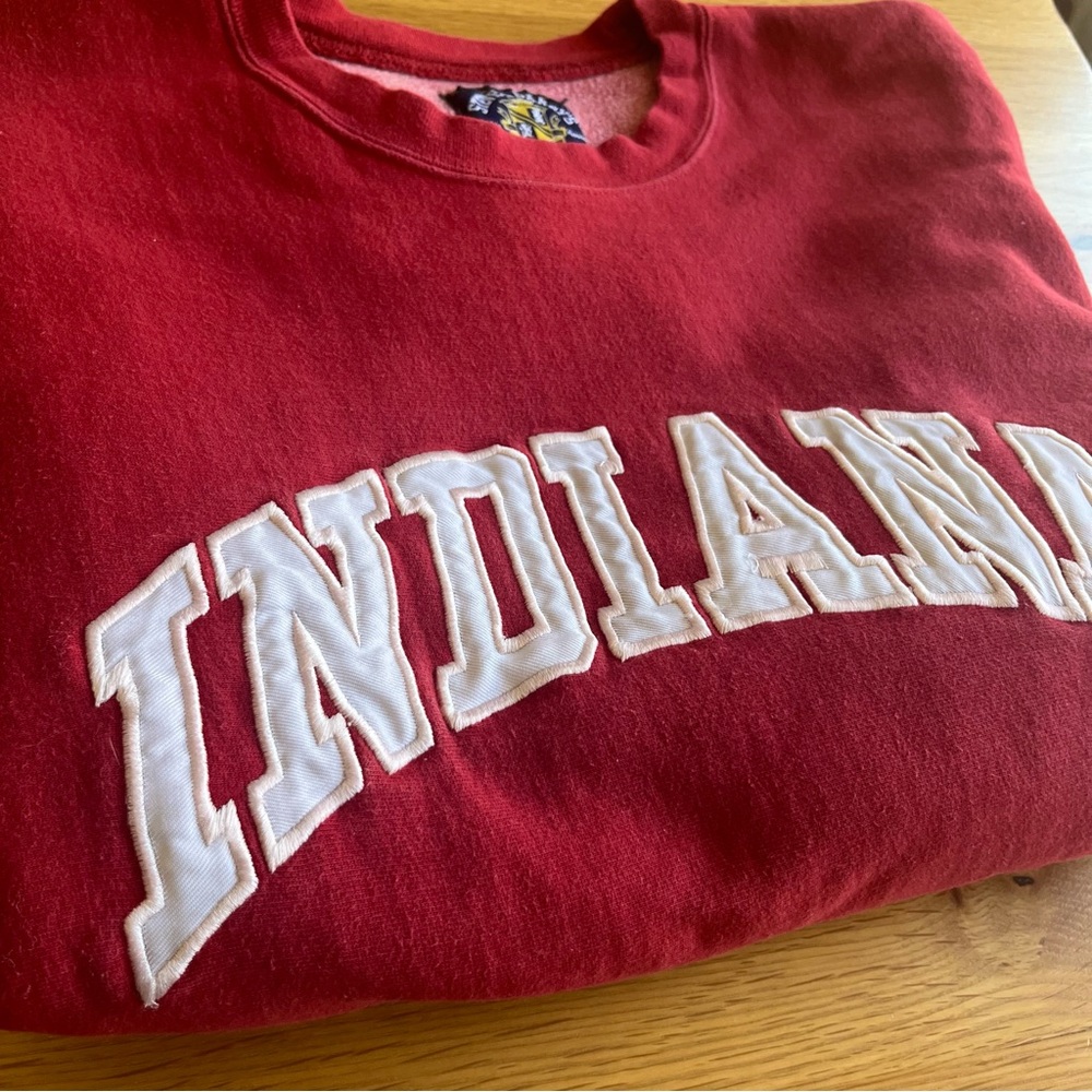 IU Indiana University Hoosiers Crewneck Sweatshirt Logo Indiana Pullover Size XL